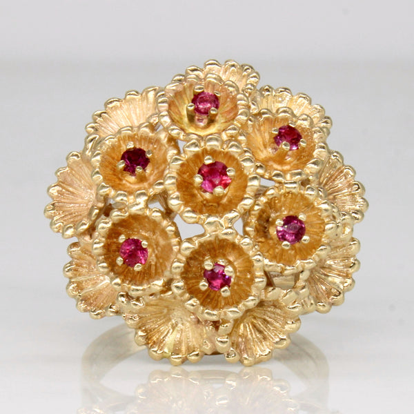 Ruby Cocktail Ring | 0.38ctw | SZ 7.75 |