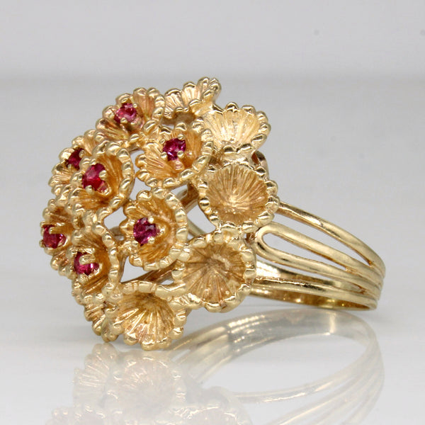 Ruby Cocktail Ring | 0.38ctw | SZ 7.75 |
