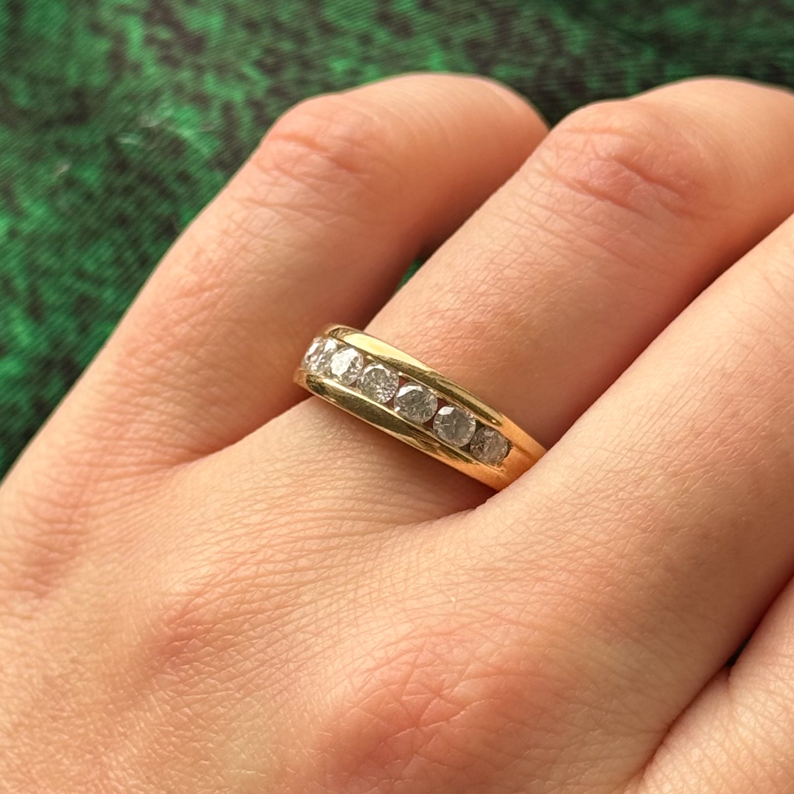 Channel Set Diamond Band | 0.56ctw | SZ 6.5 |