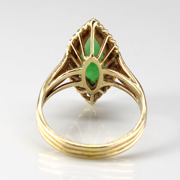 Jadeite Cocktail Ring | 0.86ct | SZ 6.25 |