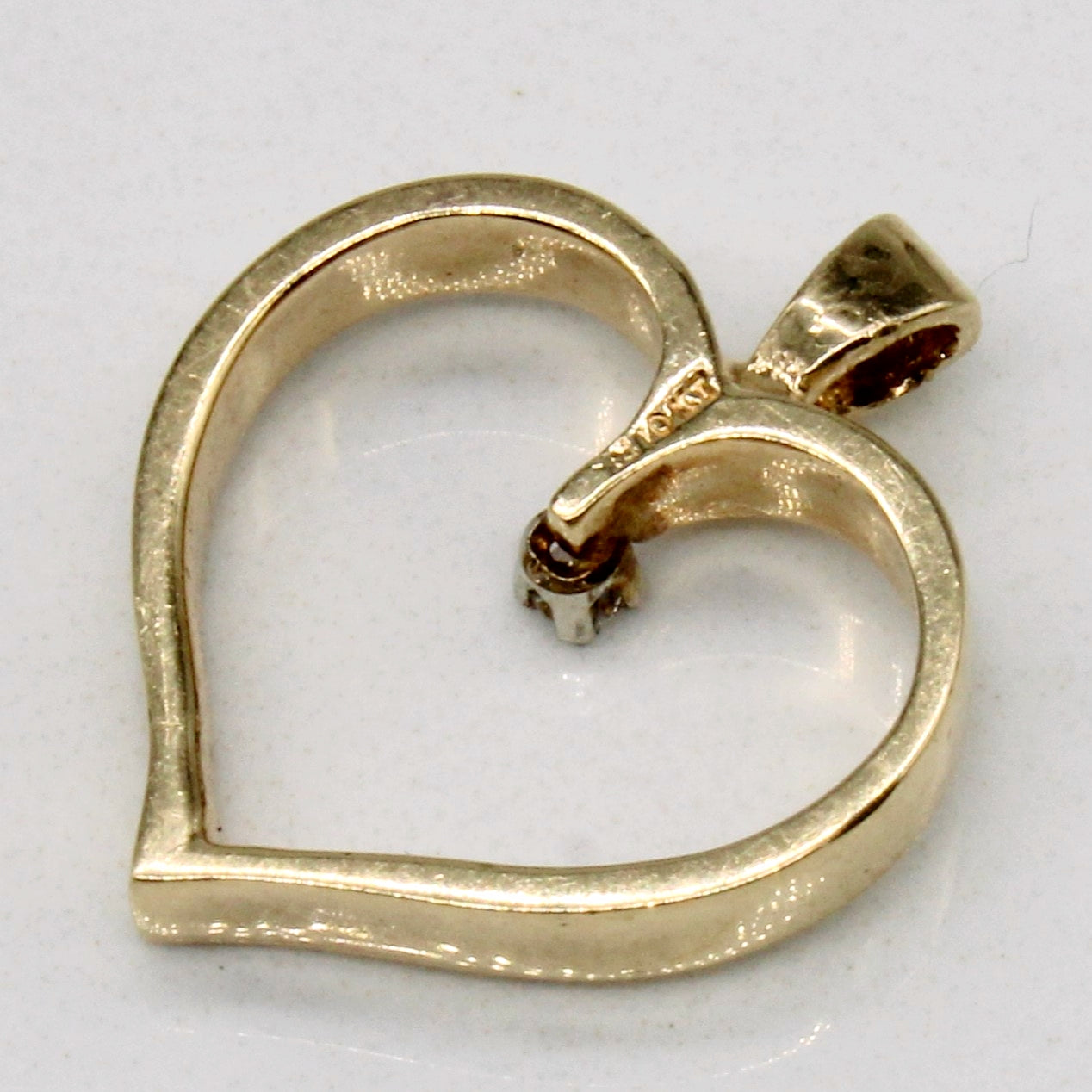 Diamond Heart Pendant | 0.02ct |