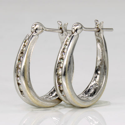 Diamond Hoop Earrings | 0.24ctw |