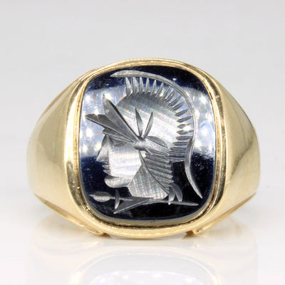 Birks' Intaglio Hematite Ring | 8.70ct | SZ 10 |