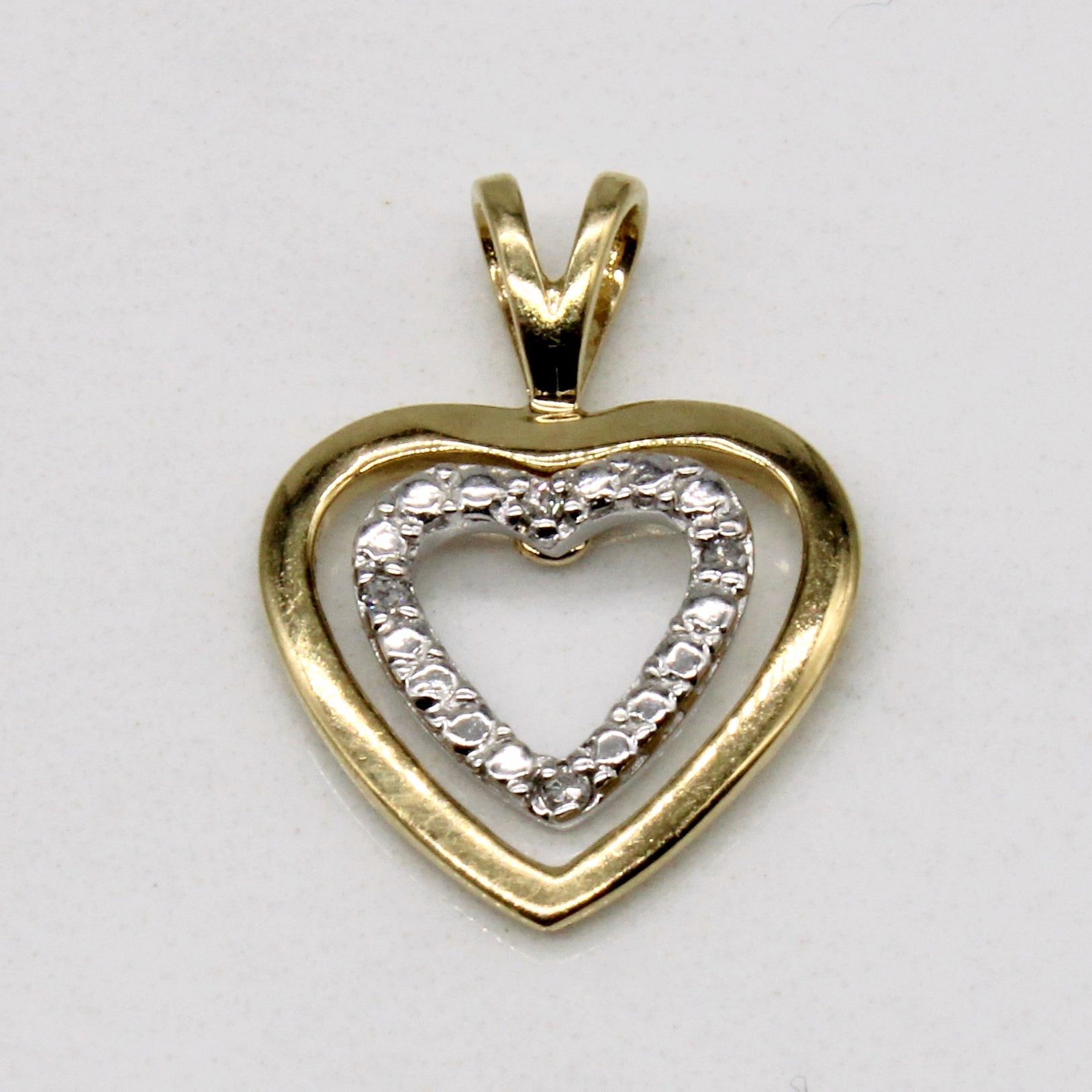 Diamond Heart Pendant | 0.01ctw |
