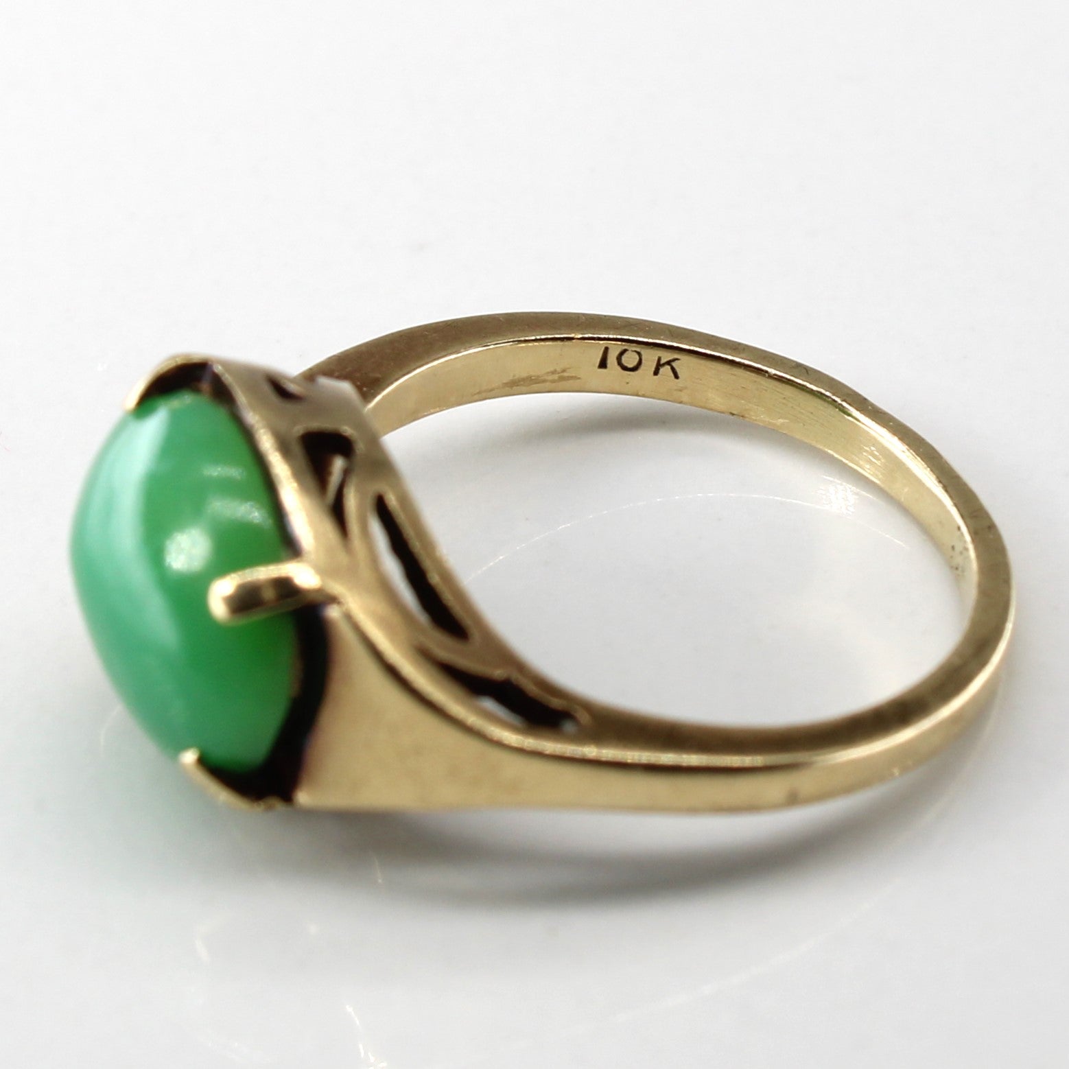 Prong Set Jadeite Ring | 2.25ct | SZ 5.25 |