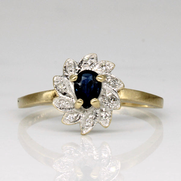 Sapphire & Diamond Ring | 0.17ct, 0.04ctw | SZ 6.75 |