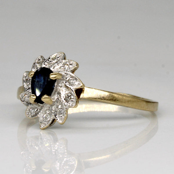 Sapphire & Diamond Ring | 0.17ct, 0.04ctw | SZ 6.75 |