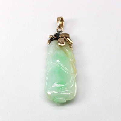 Carved Jadeite Pendant | 10.00ct |