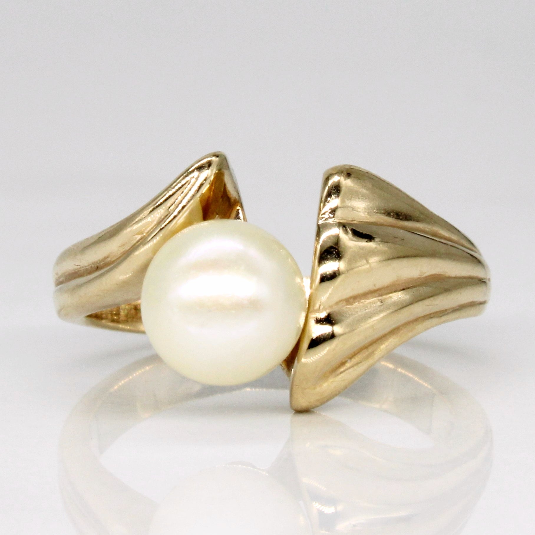 Pearl Cocktail Ring | SZ 5.5 |