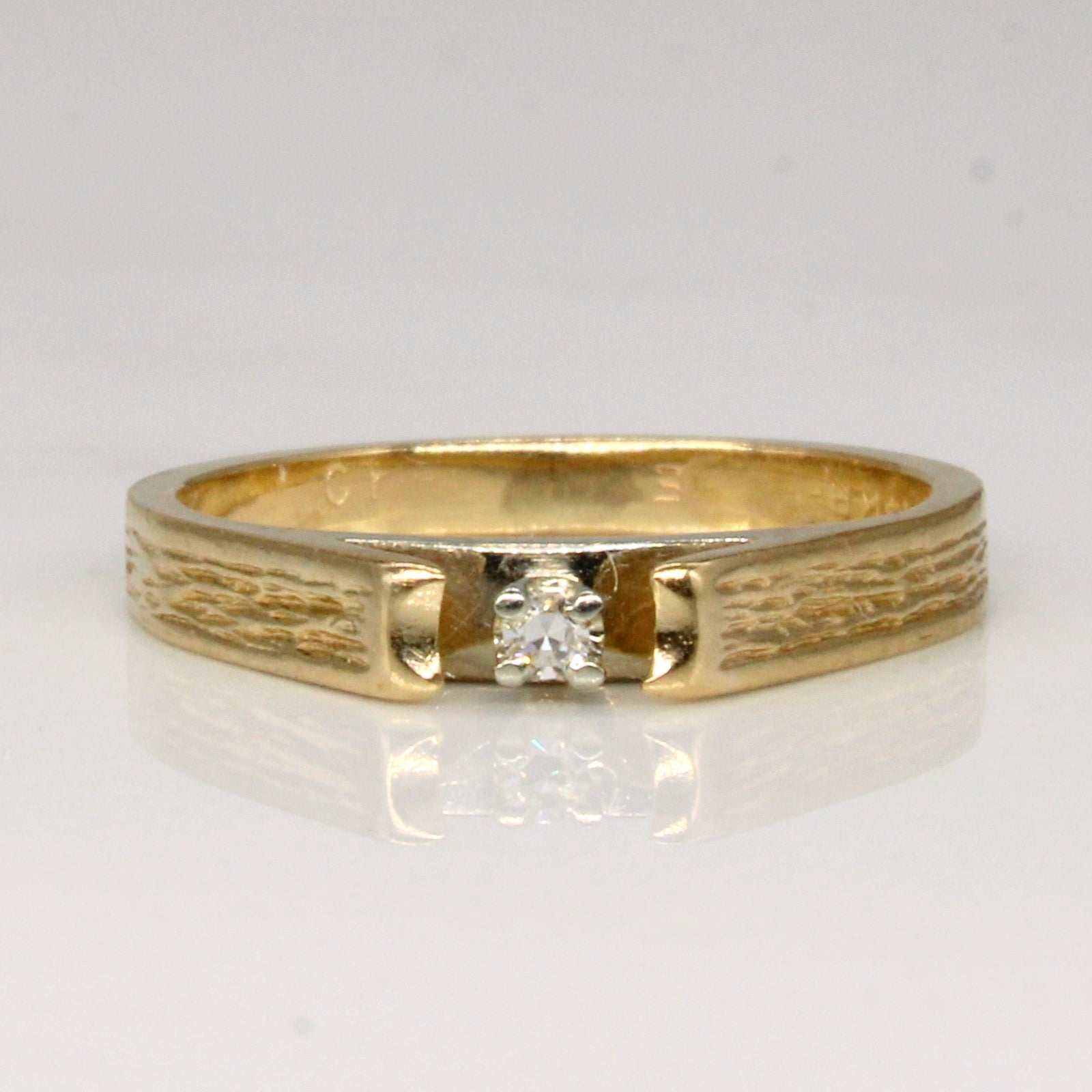 Solitaire Diamond Ring | 0.02ct | SZ 3.75 |