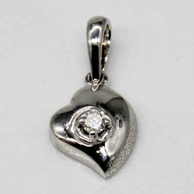 Diamond Heart Pendant | 0.04ct |