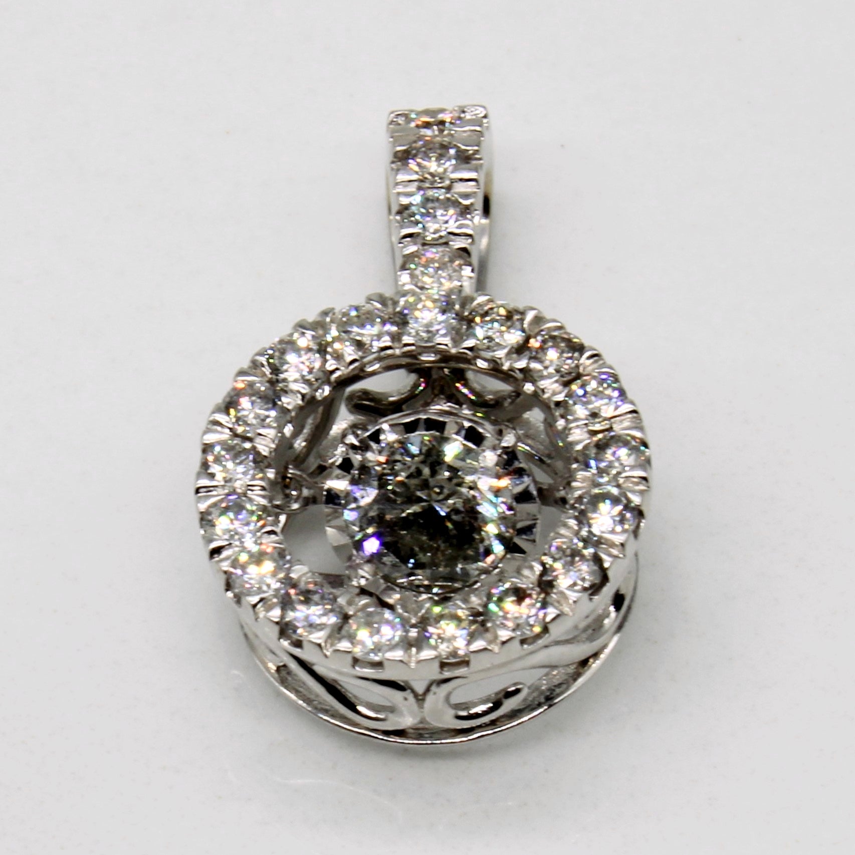 Floating Diamond Pendant | 1.00ctw |