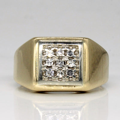 Diamond Grid Ring | 0.23ctw | SZ 7.5 |