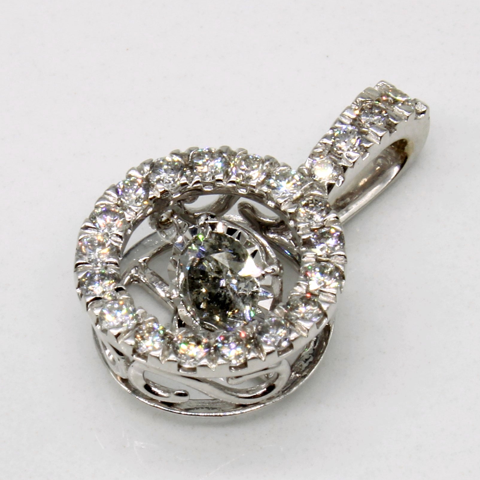 Floating Diamond Pendant | 1.00ctw |