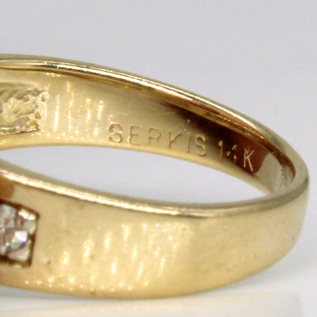 Marquise Cut Diamond Ring | 0.24ctw | SZ 3.75 |