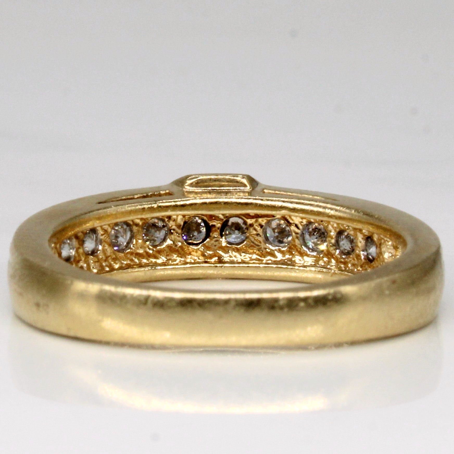 Bague sertie de diamants en canal | 0,50 ct | Taille 7 | 