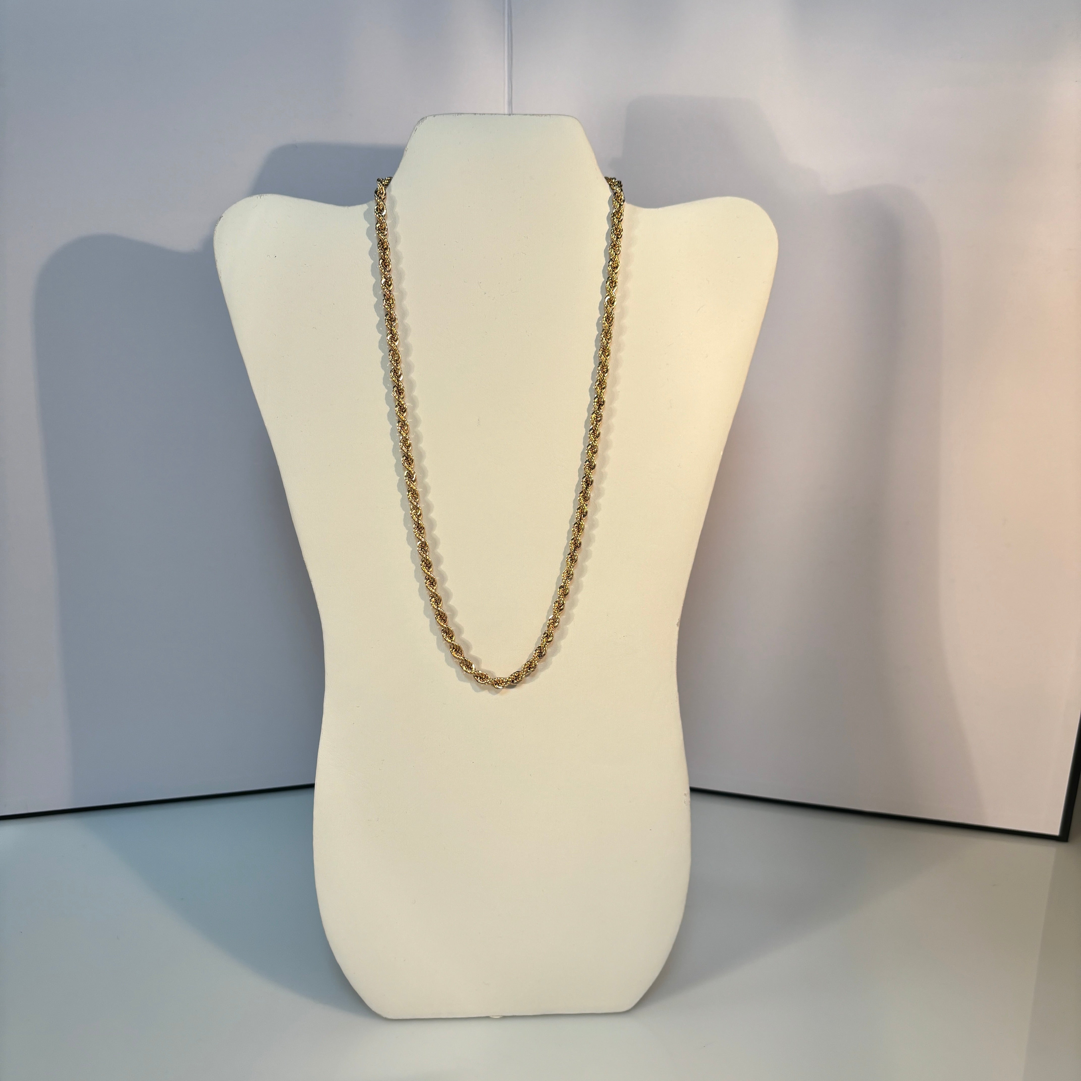 10k Yellow Gold Rope Chain | 20" |