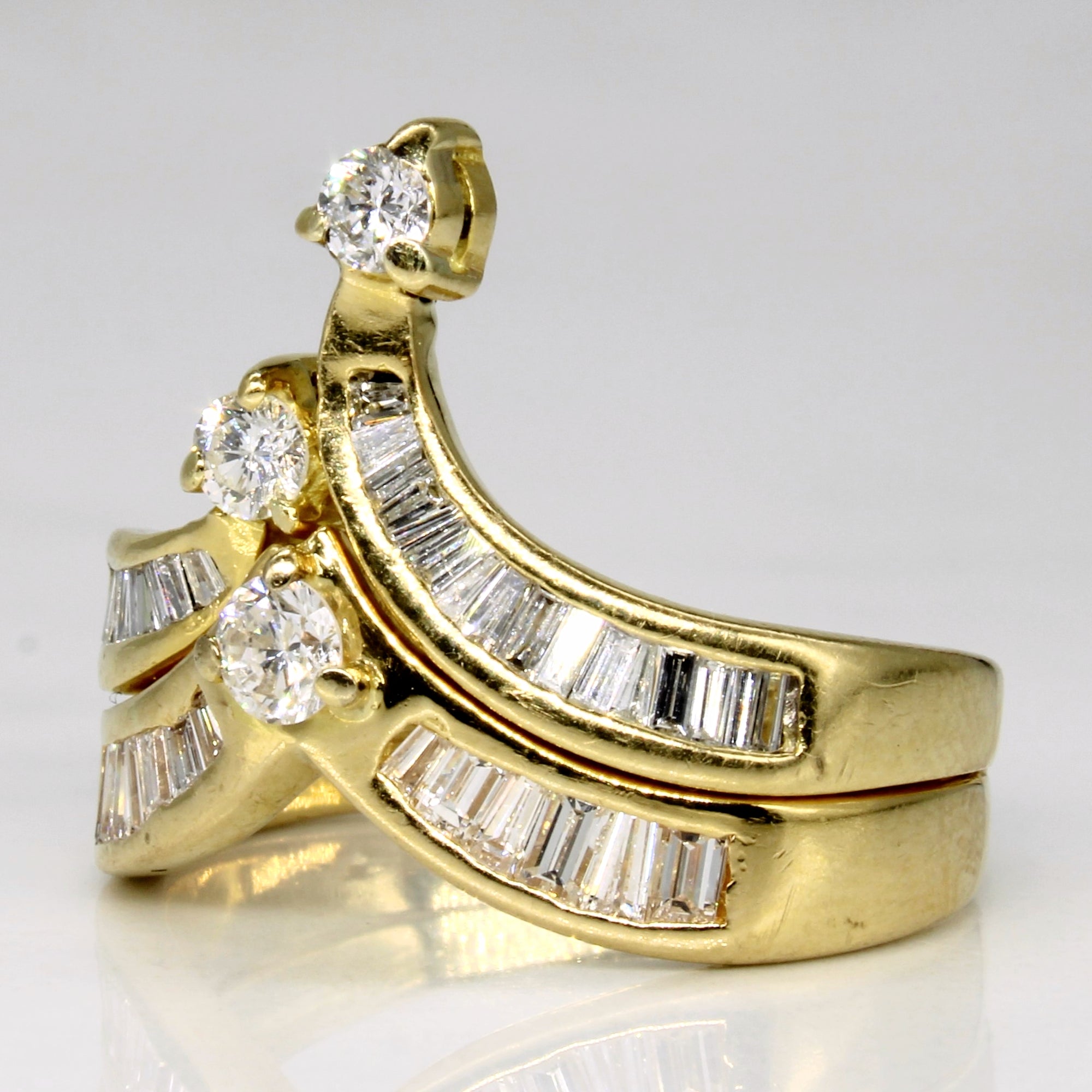 Diamond Contour Ring | 1.00ctw | SZ 7.25 |