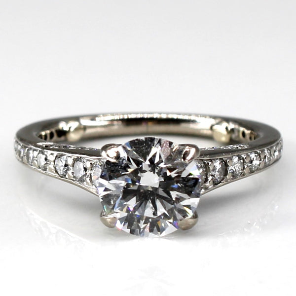 Solitaire with Accents Diamond Ring | 1.55ctw | SZ 4 |