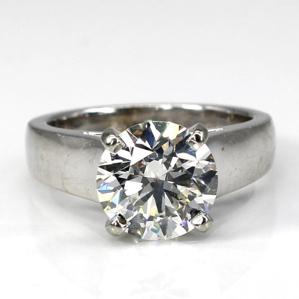 Solitaire Diamond Engagement Ring | 2.19ct | SZ 4 |