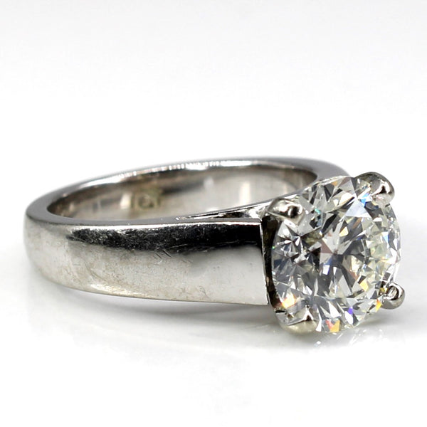 Solitaire Diamond Engagement Ring | 2.19ct | SZ 4 |