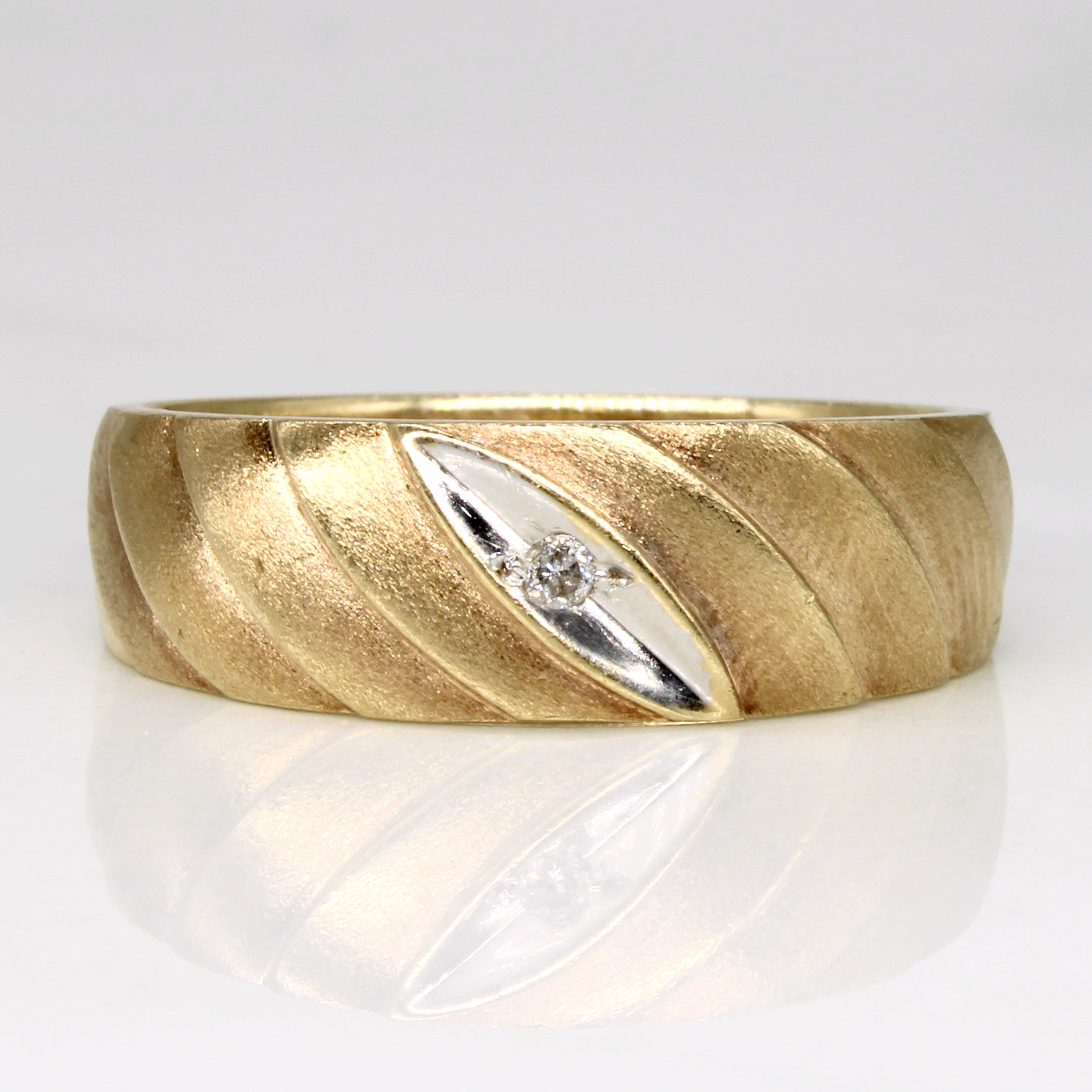 Bague sertie de diamants illusion | 0,02 ct | Taille 11,25 | 
