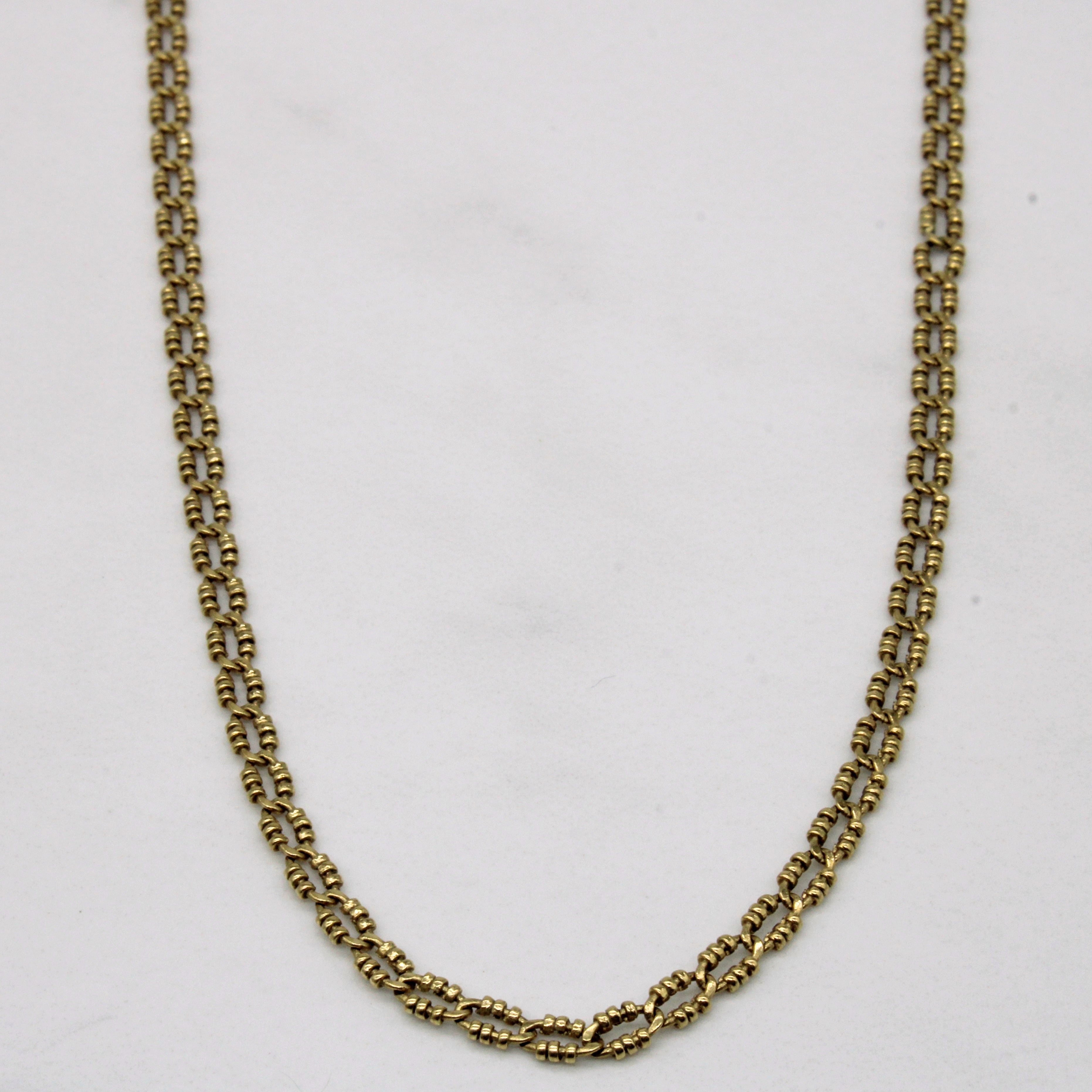 18k Yellow Gold Chain | 24" |