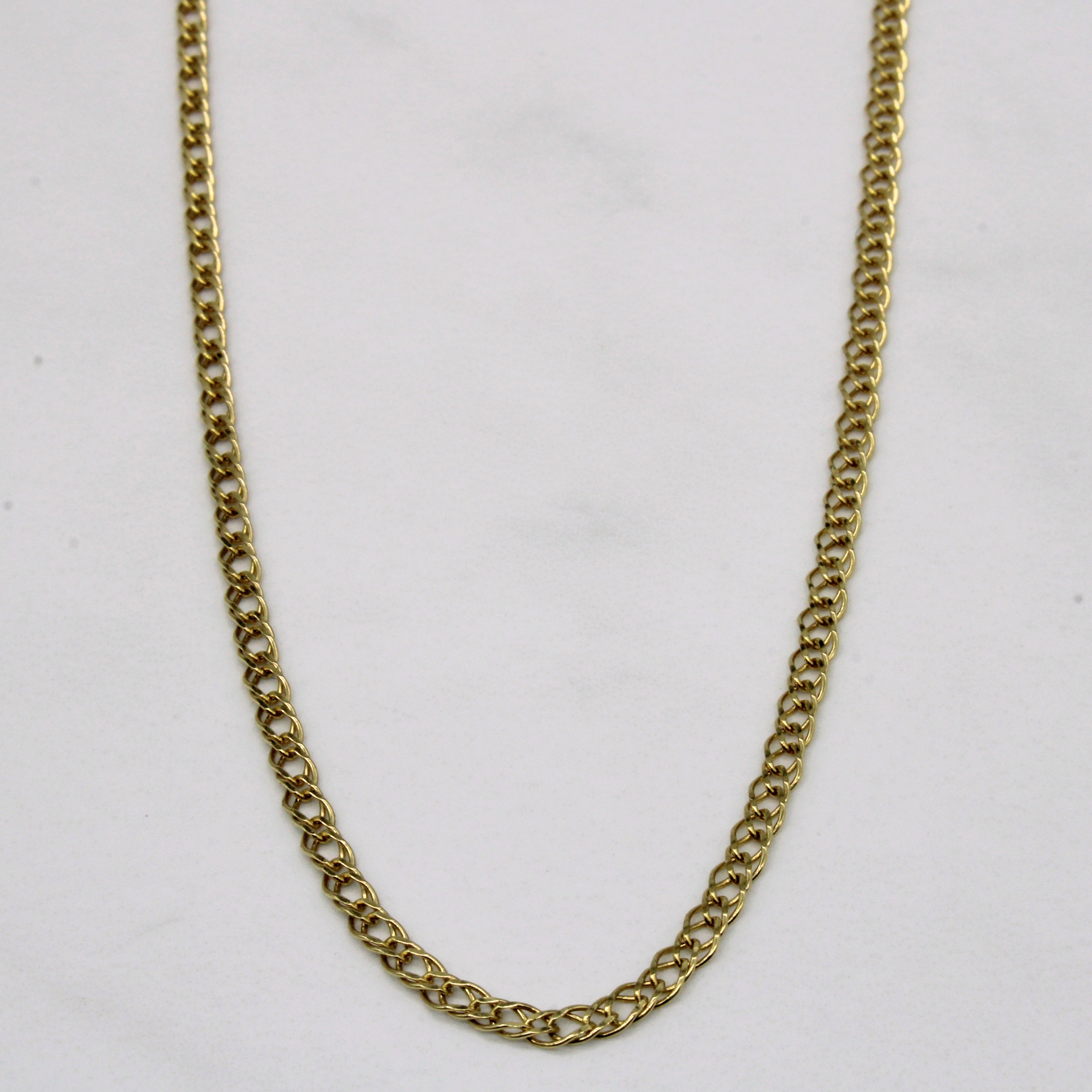 14k Yellow Gold Necklace | 18" |