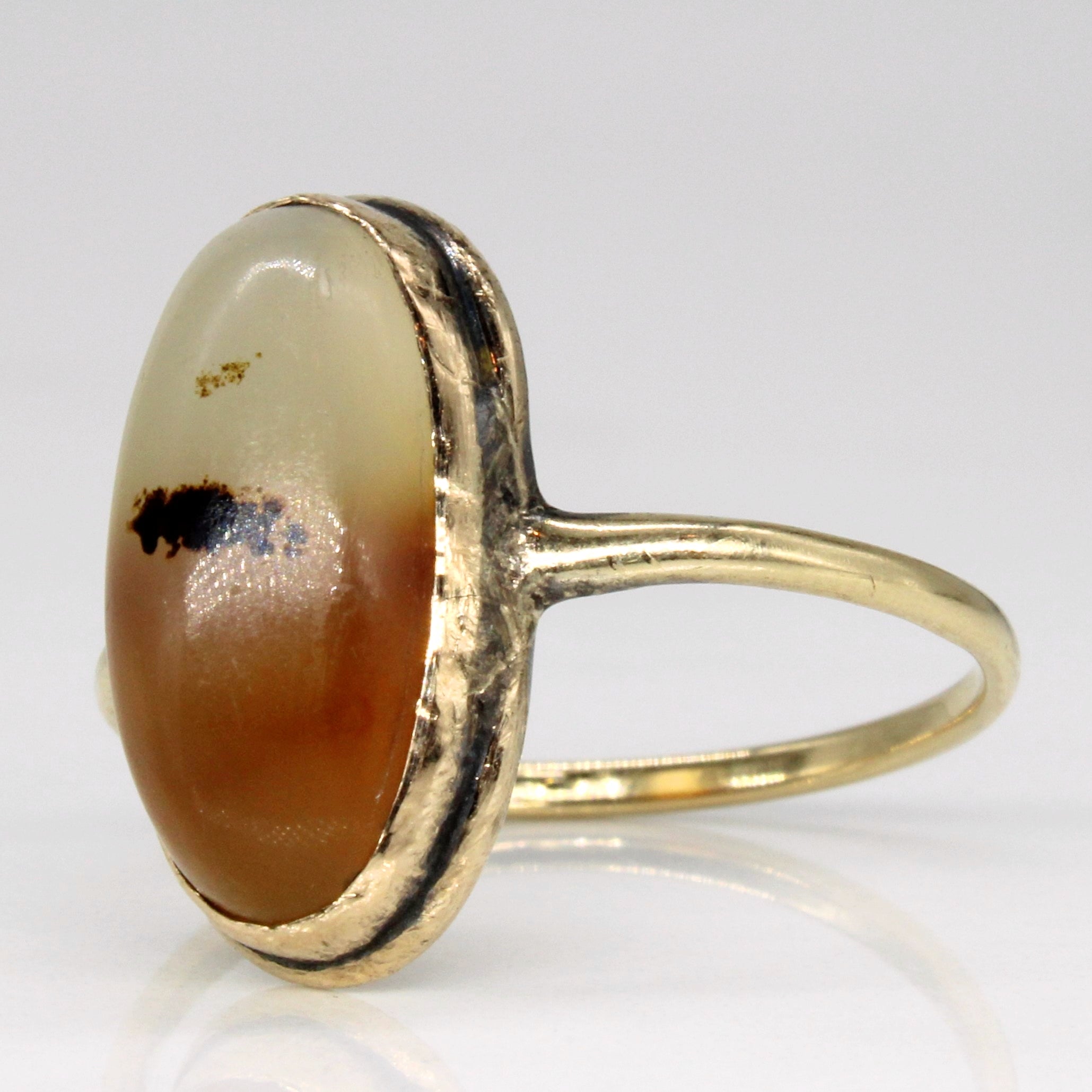 Agate Cocktail Ring | 4.20ct | SZ 8.5 |