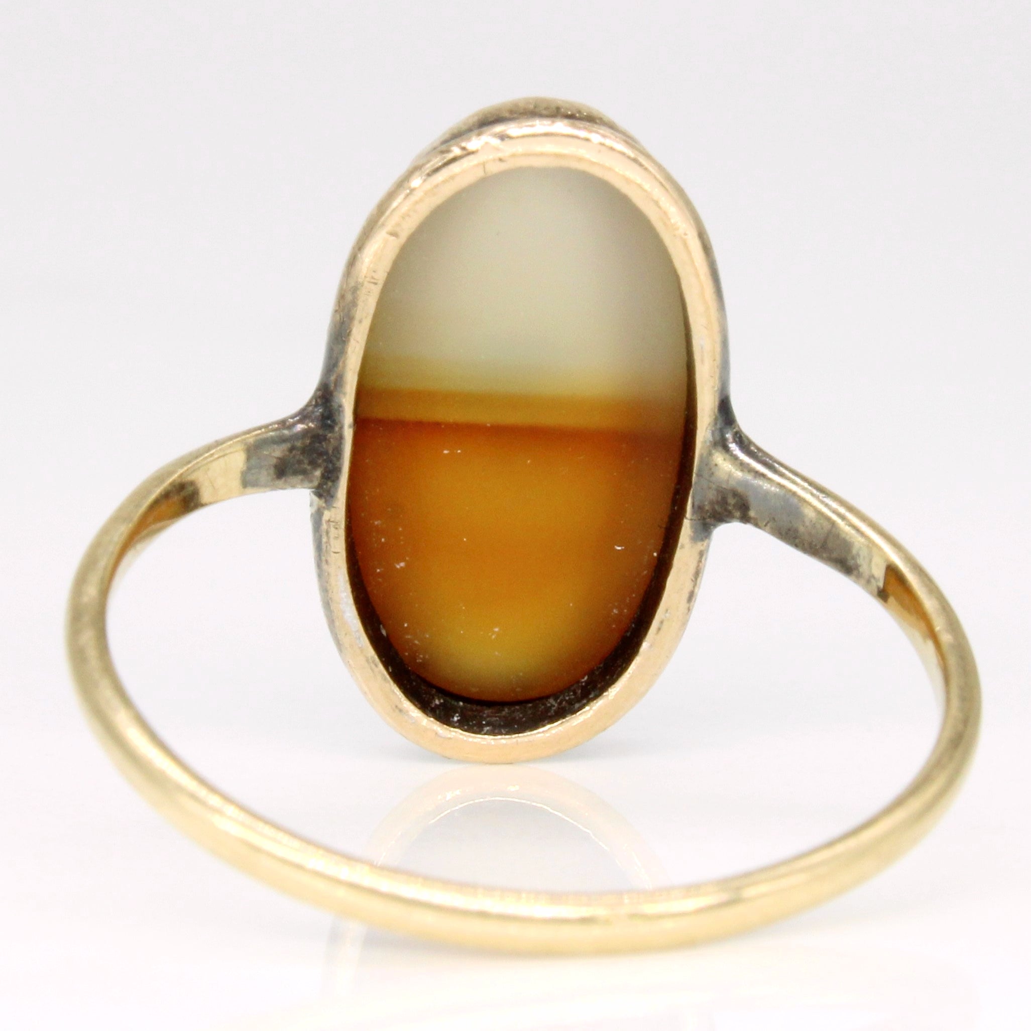 Agate Cocktail Ring | 4.20ct | SZ 8.5 |