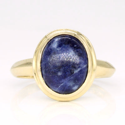 Sodalite Cocktail Ring | 1.40ct | SZ 5.5 |