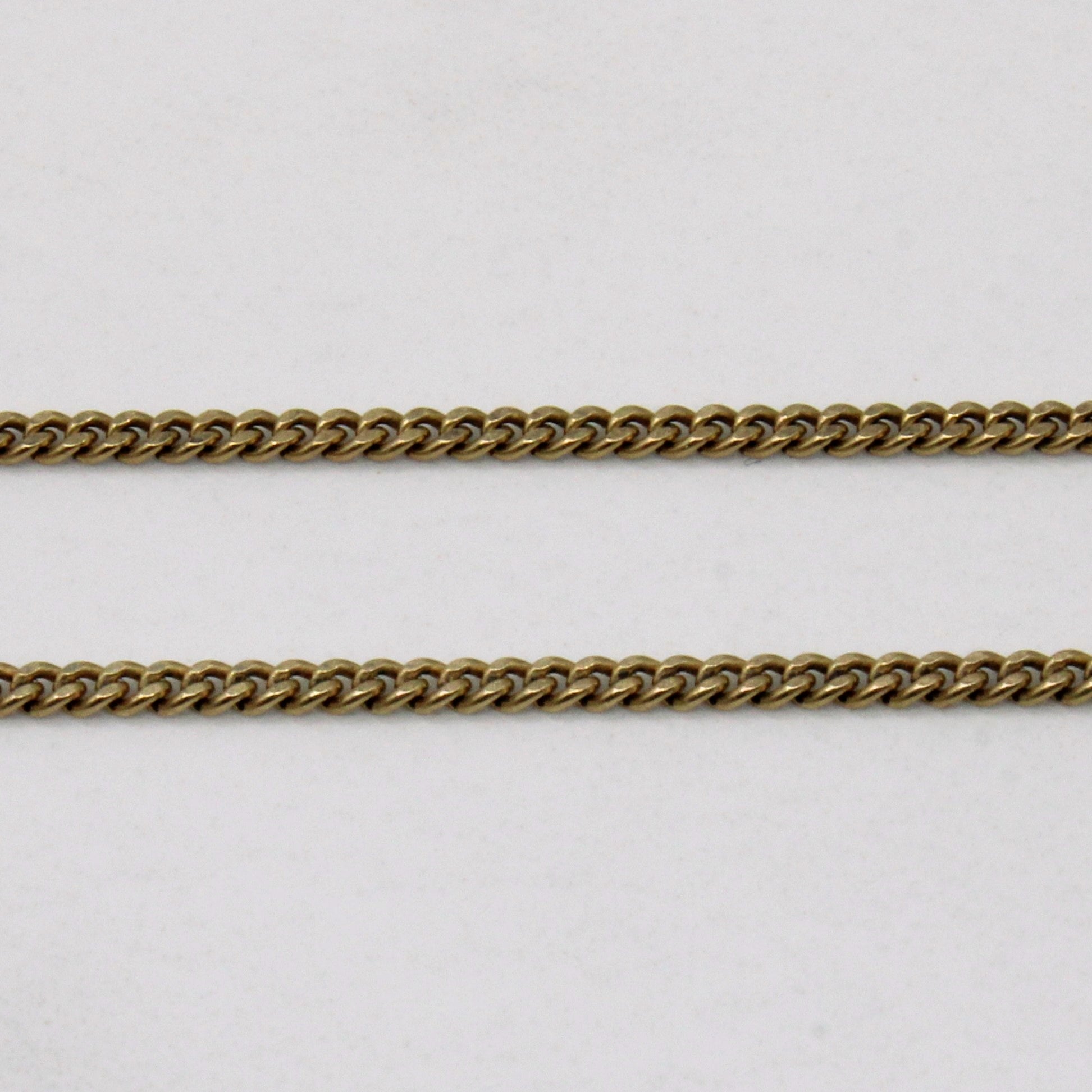 10k Yellow Gold Curb Chain | 24" |