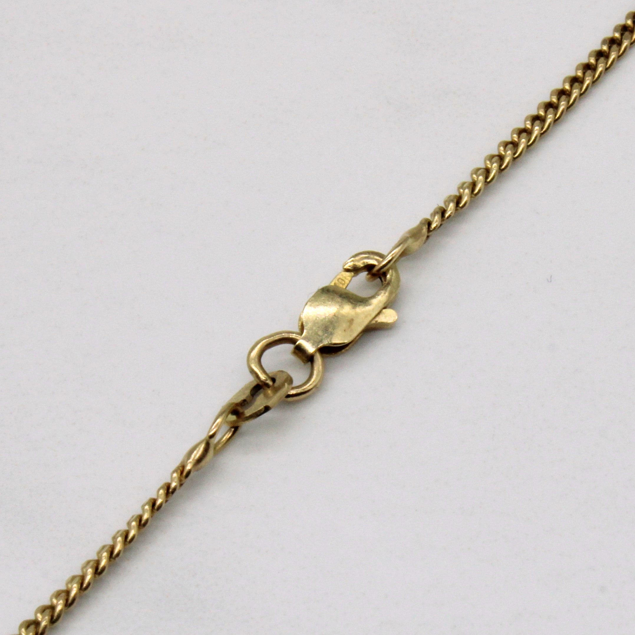 10k Yellow Gold Curb Chain | 24" |