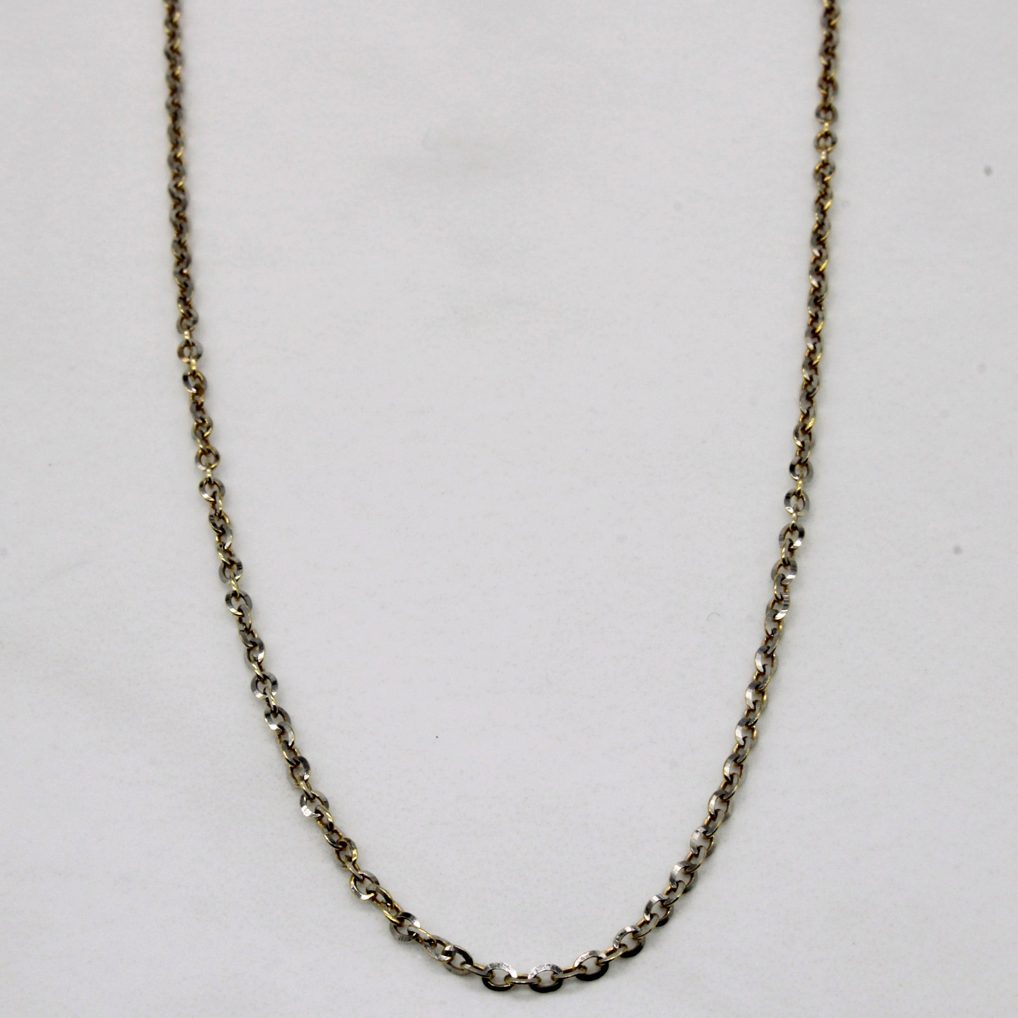 10k Yellow Gold Oval Link Chain | 16