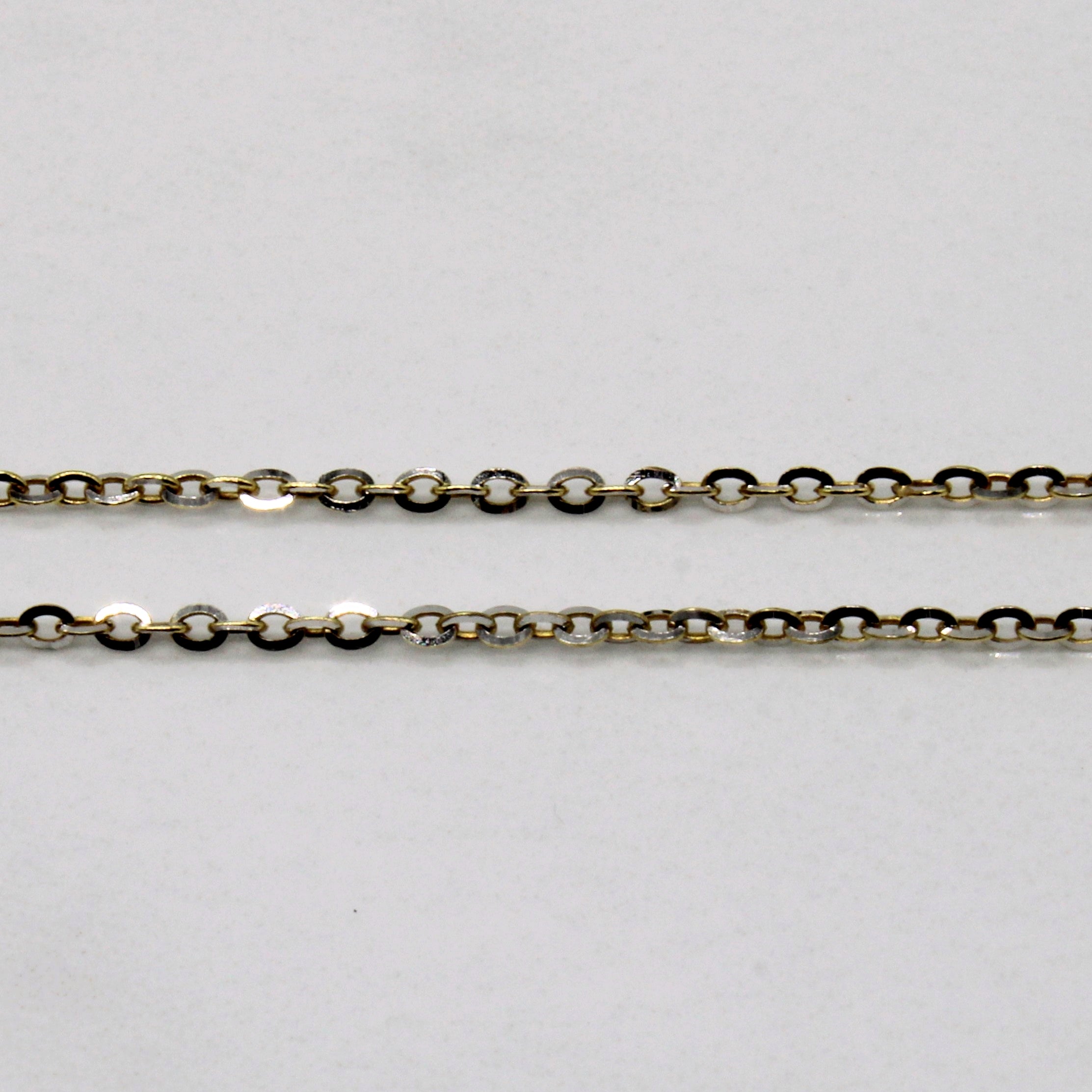 10k Yellow Gold Oval Link Chain | 16" |