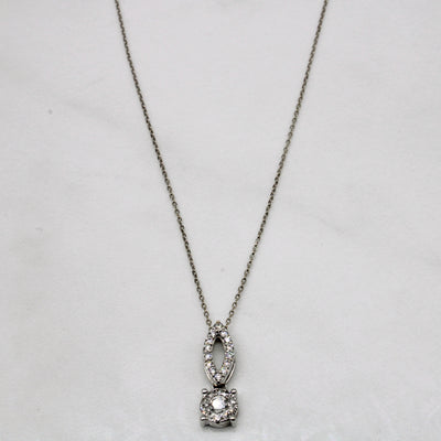 Diamond Pendant & Necklace | 0.35ctw | 17
