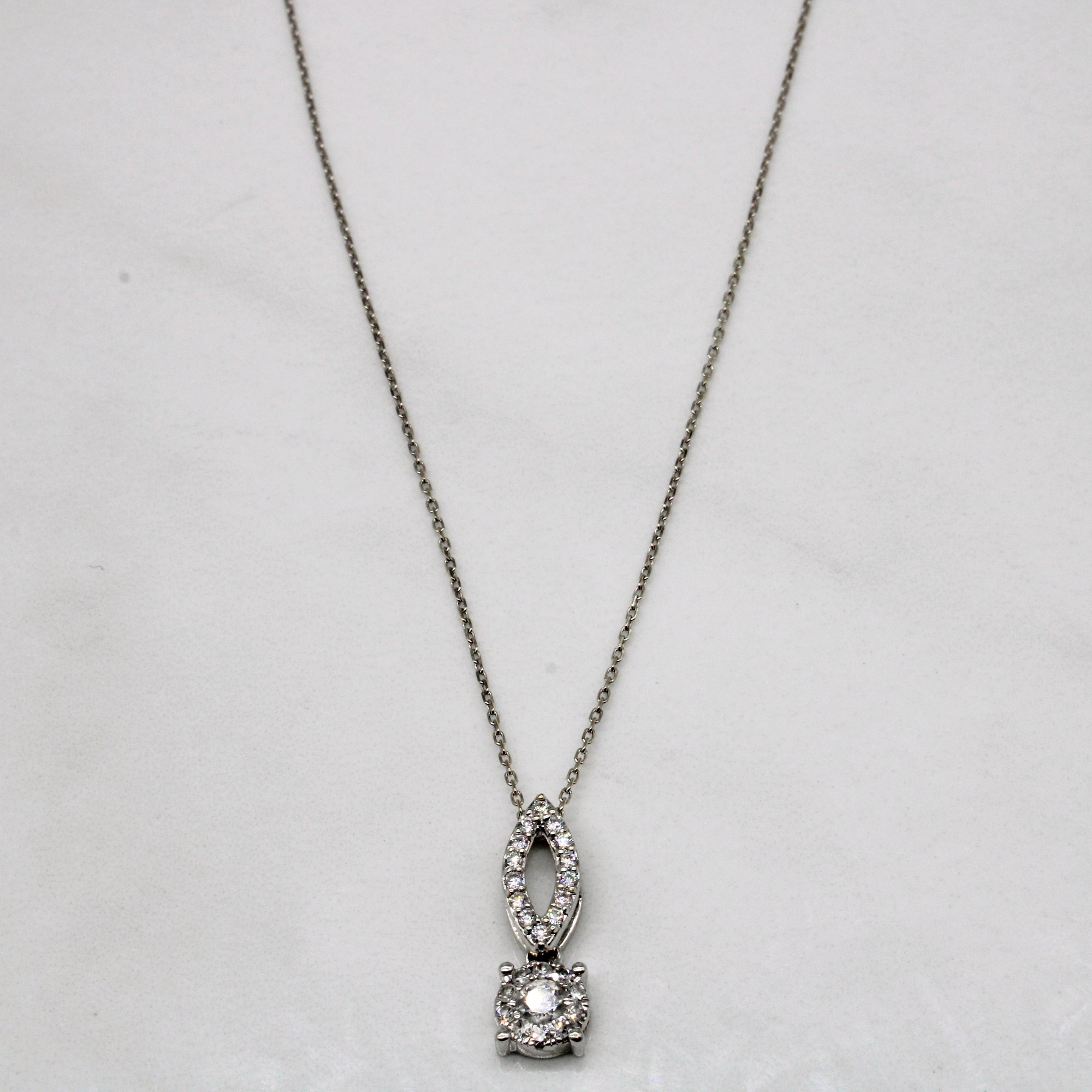 Diamond Pendant & Necklace | 0.35ctw | 17