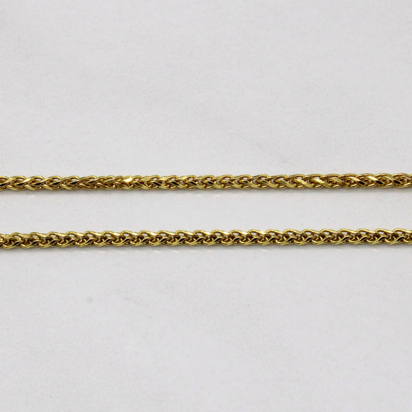Bezel Set Diamond Pendant & 14k Necklace | 0.27ct | 16