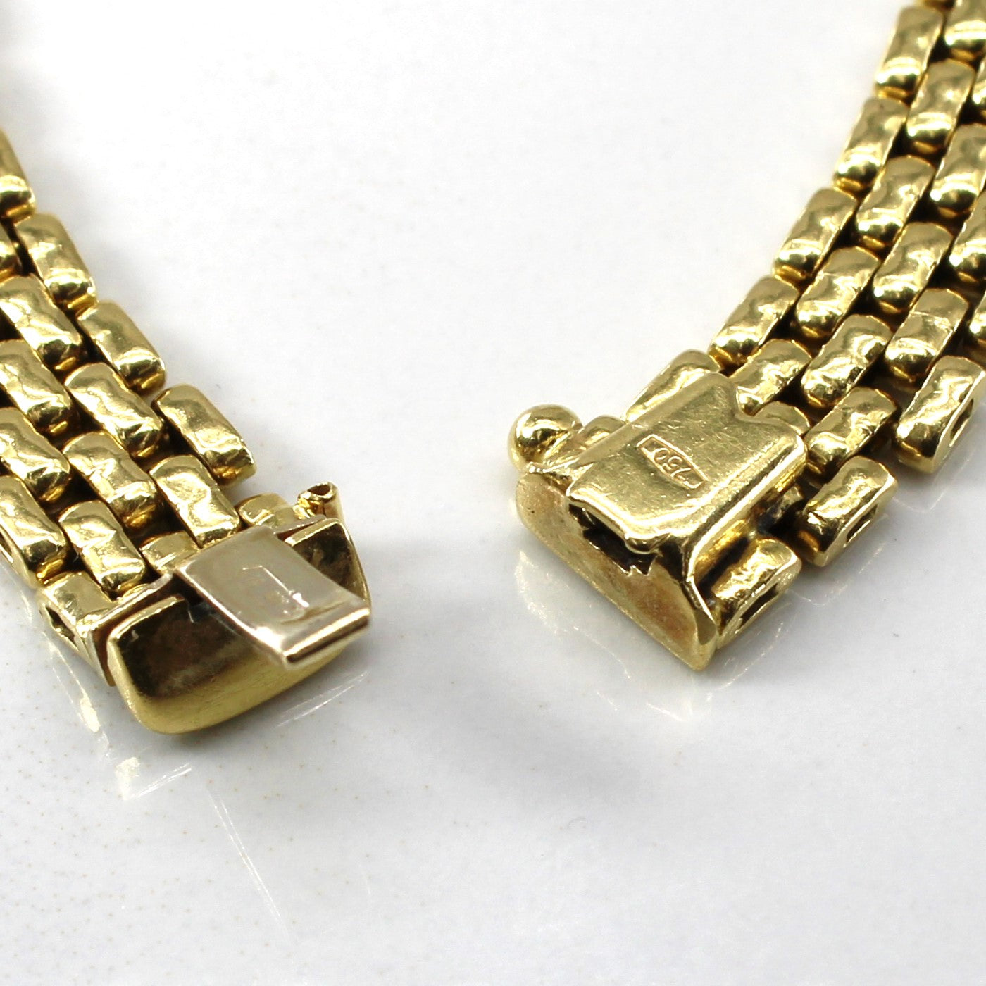 18k Yellow Gold Chain Bracelet | 7.5