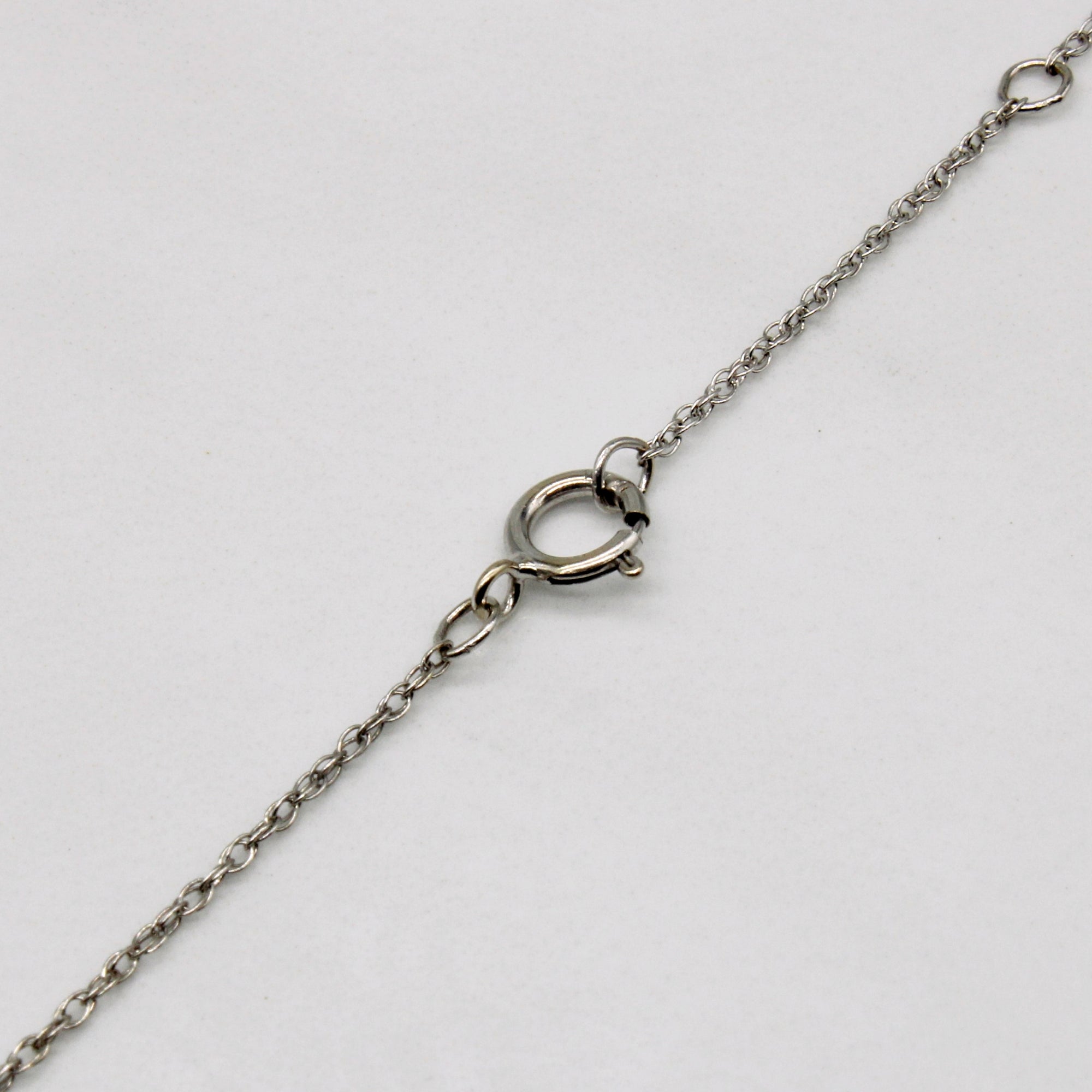 Bezel Set Diamond Pendant & Necklace | 0.10ct | 18