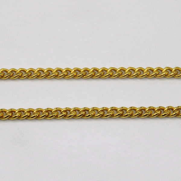 24k Yellow Gold Chain | 20