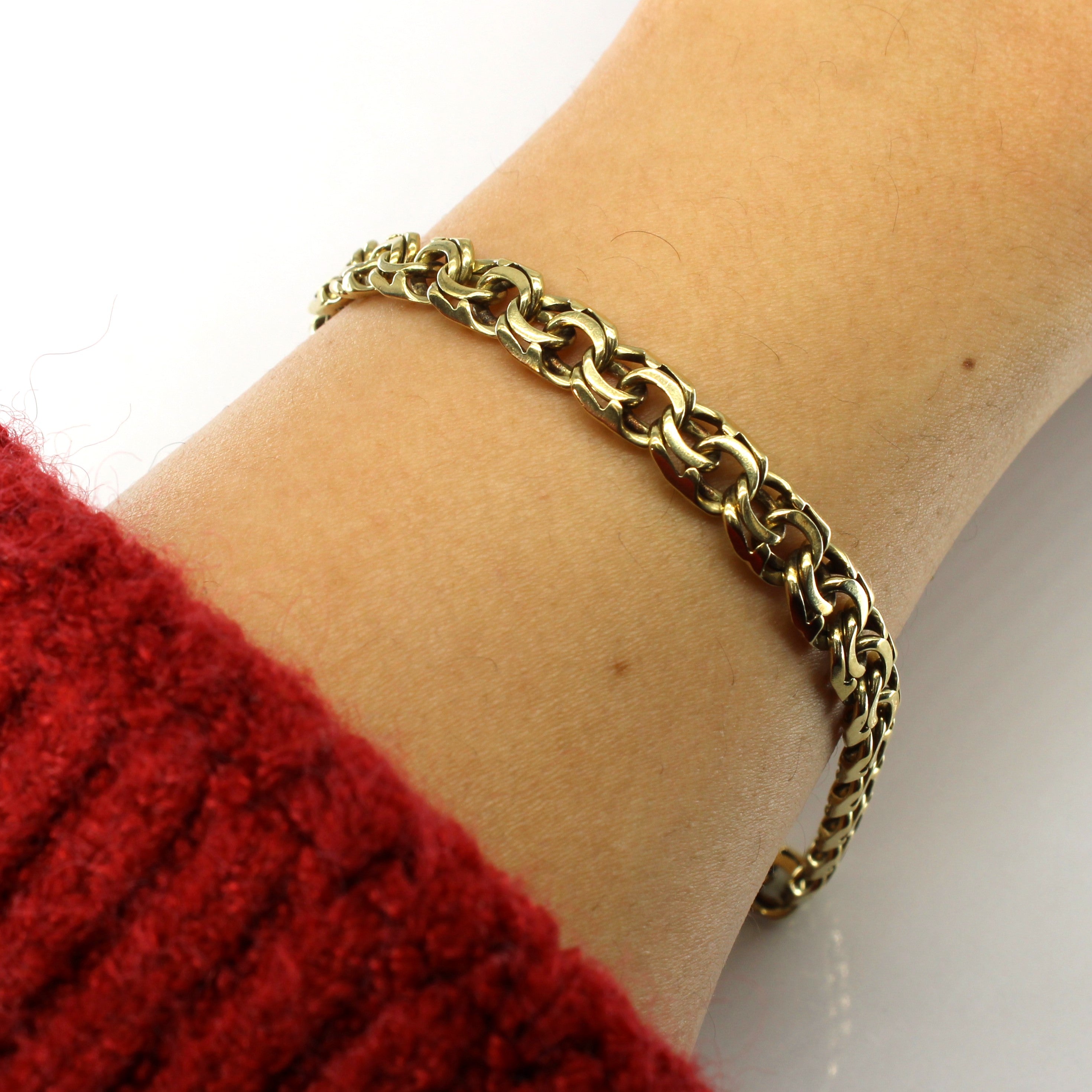 Bracelet à double maillon | 18 cm | 
