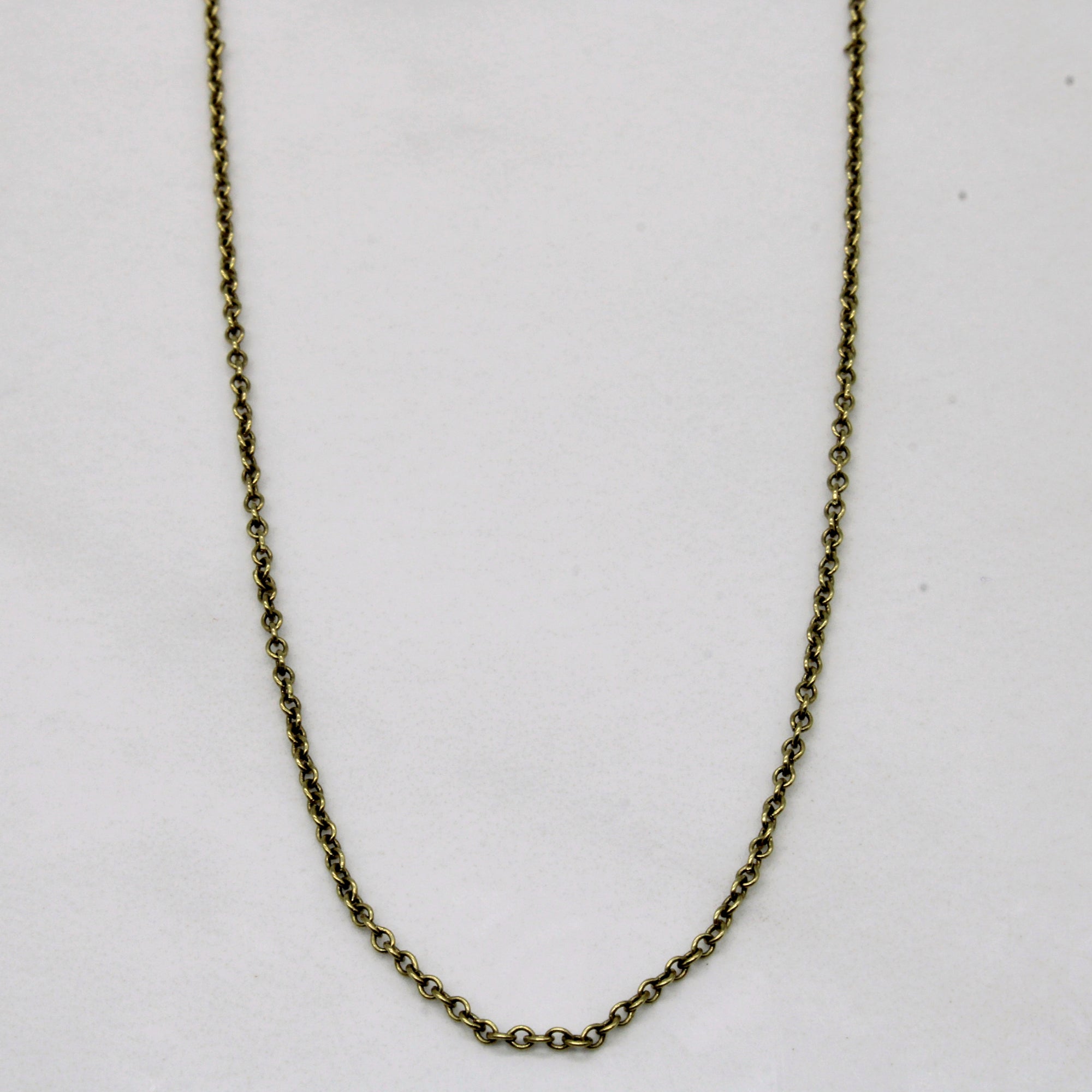 14k Yellow Gold Oval Link Chain | 20