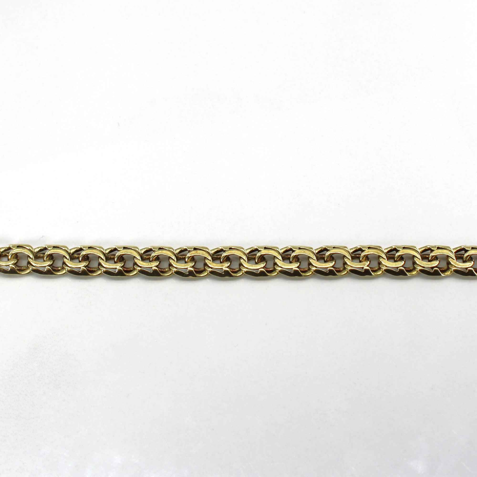 Double Link Cable Chain Bracelet | 7