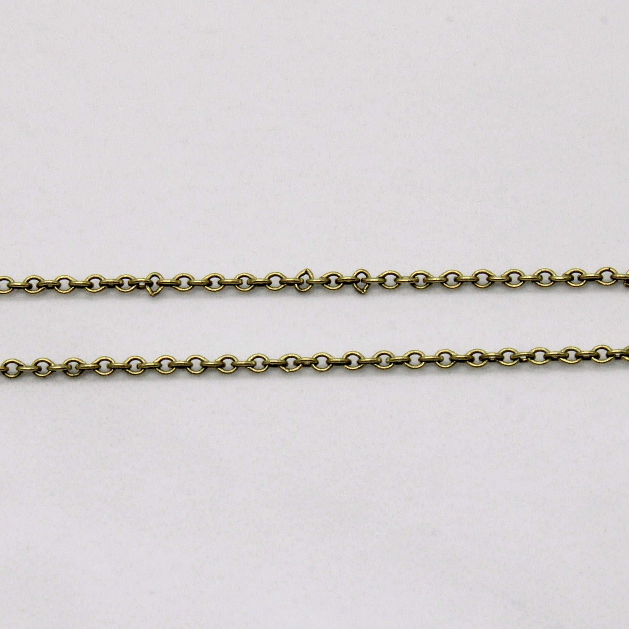 14k Yellow Gold Oval Link Chain | 20
