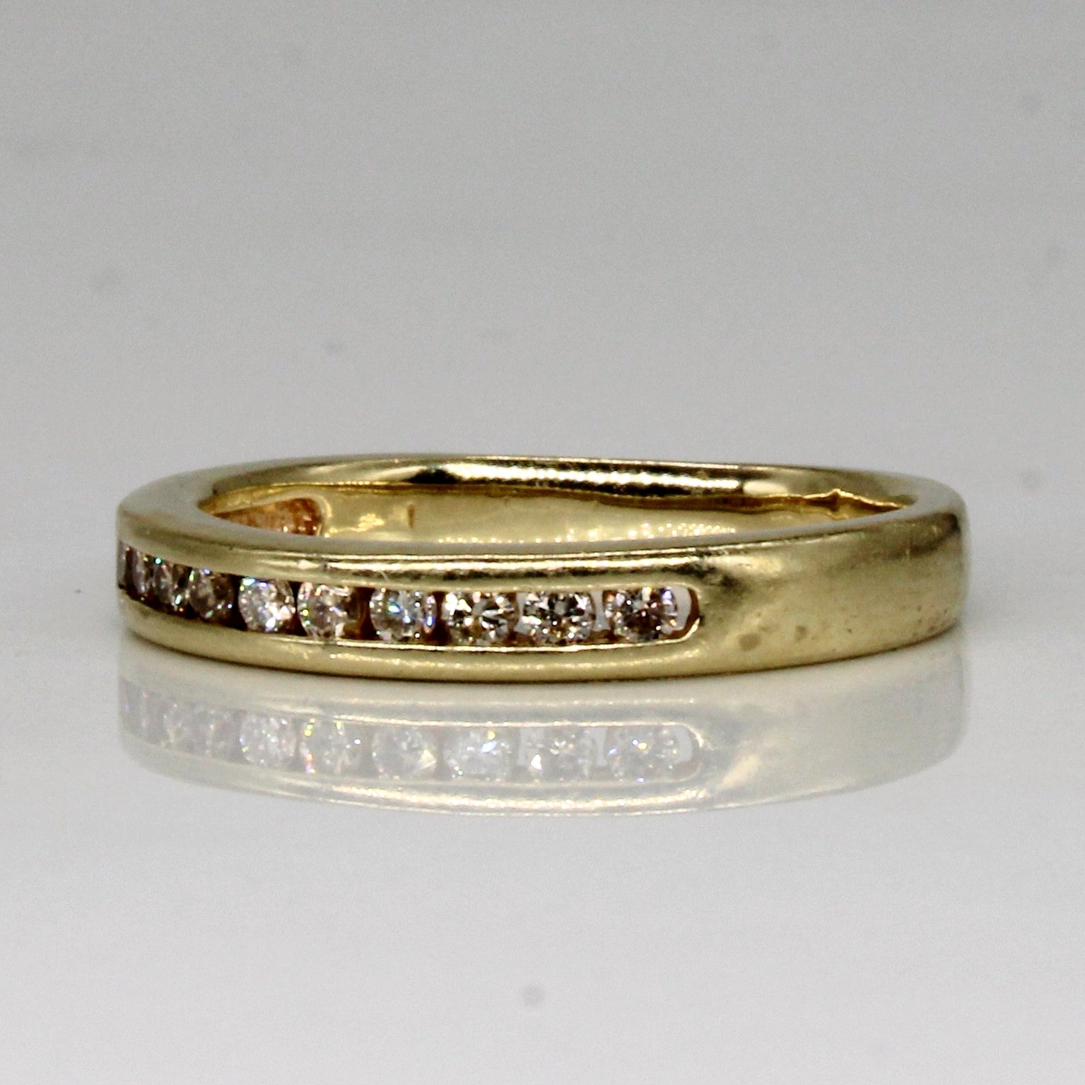 Channel Set Diamond Ring | 0.20ctw | SZ 6.5 |