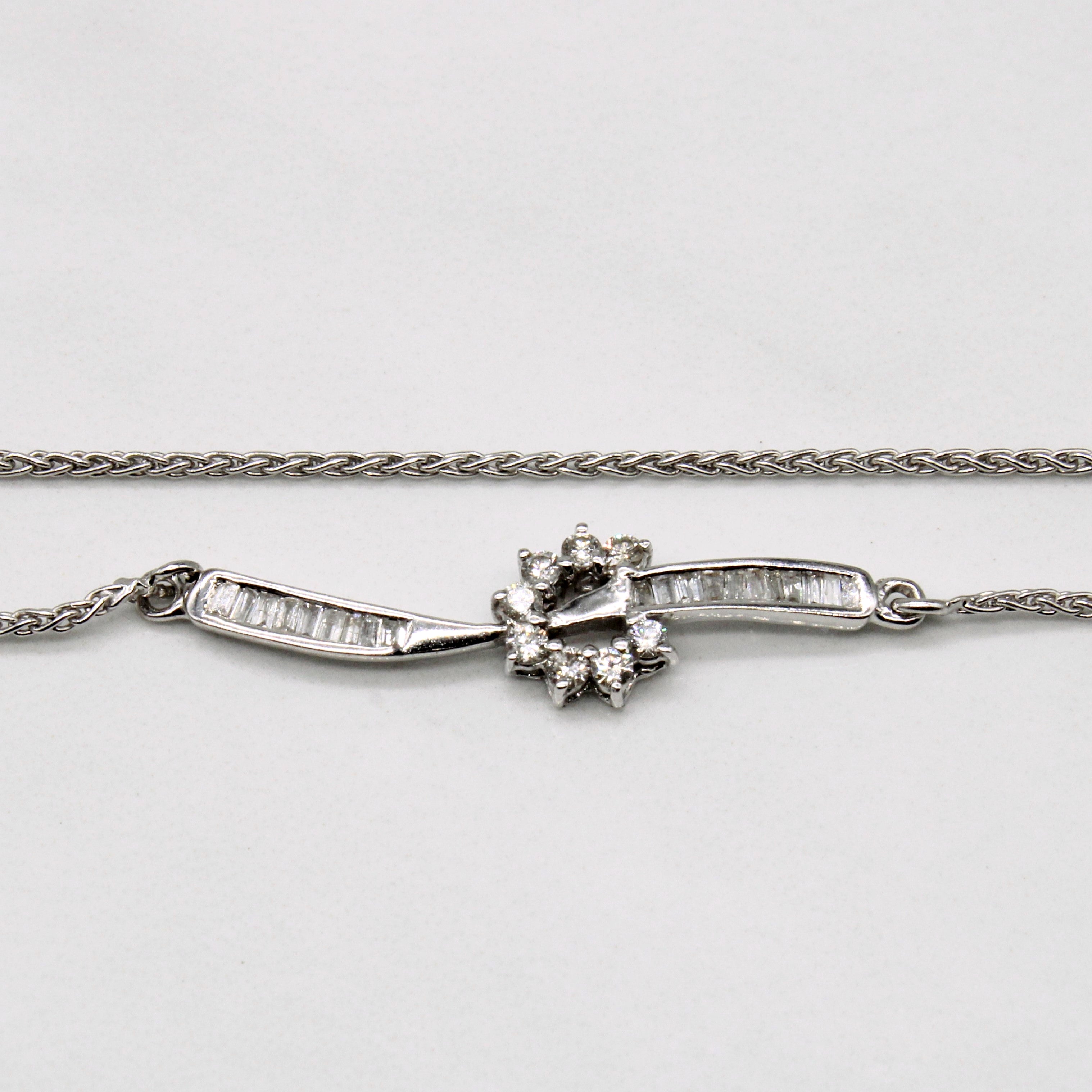 Diamond Pendant Necklace | 0.35ctw | 18" |