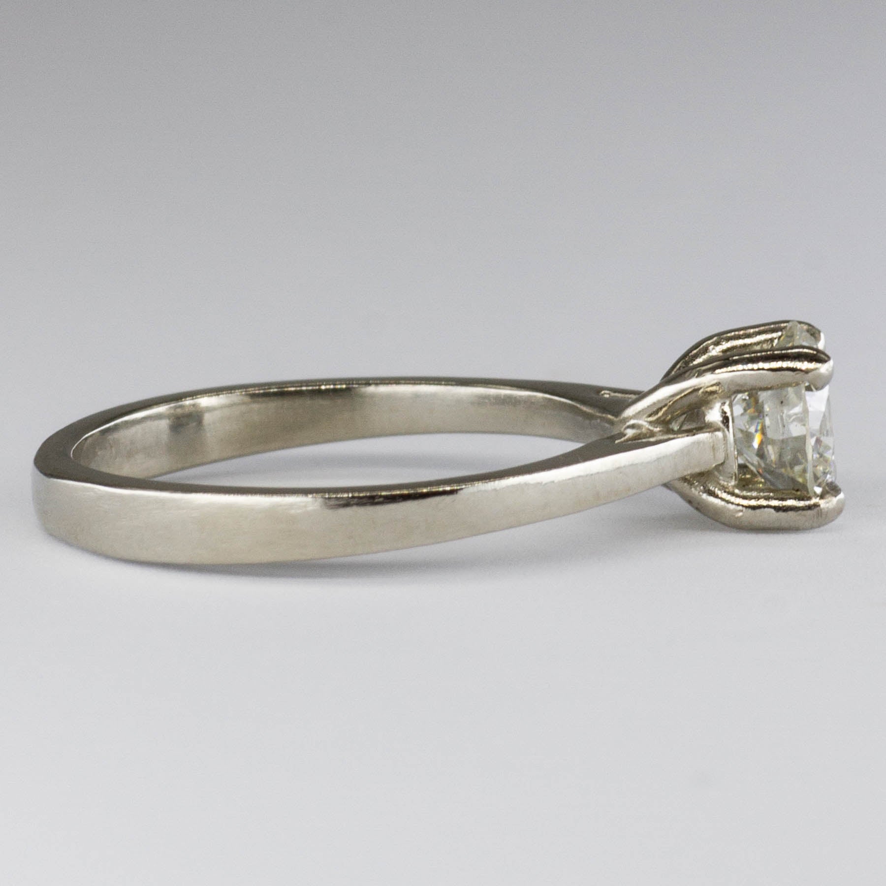 '100 Ways' GIA Certified Diamond Solitaire 18K White Gold Ring | 0.83 ctw SI1 J | SZ 5.5