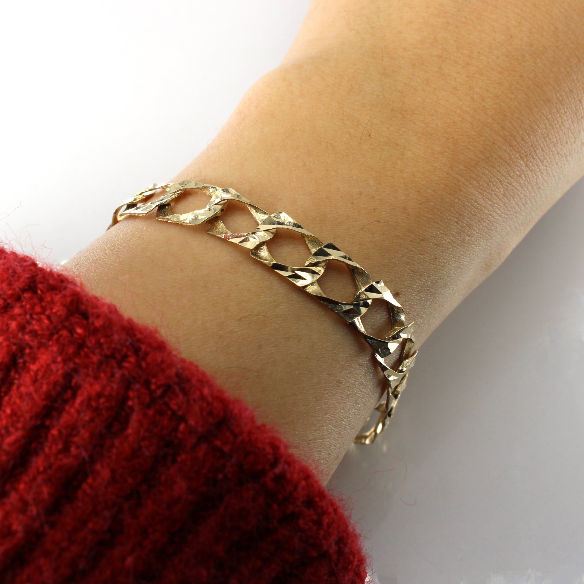 Curb Link Chain Bracelet | 8