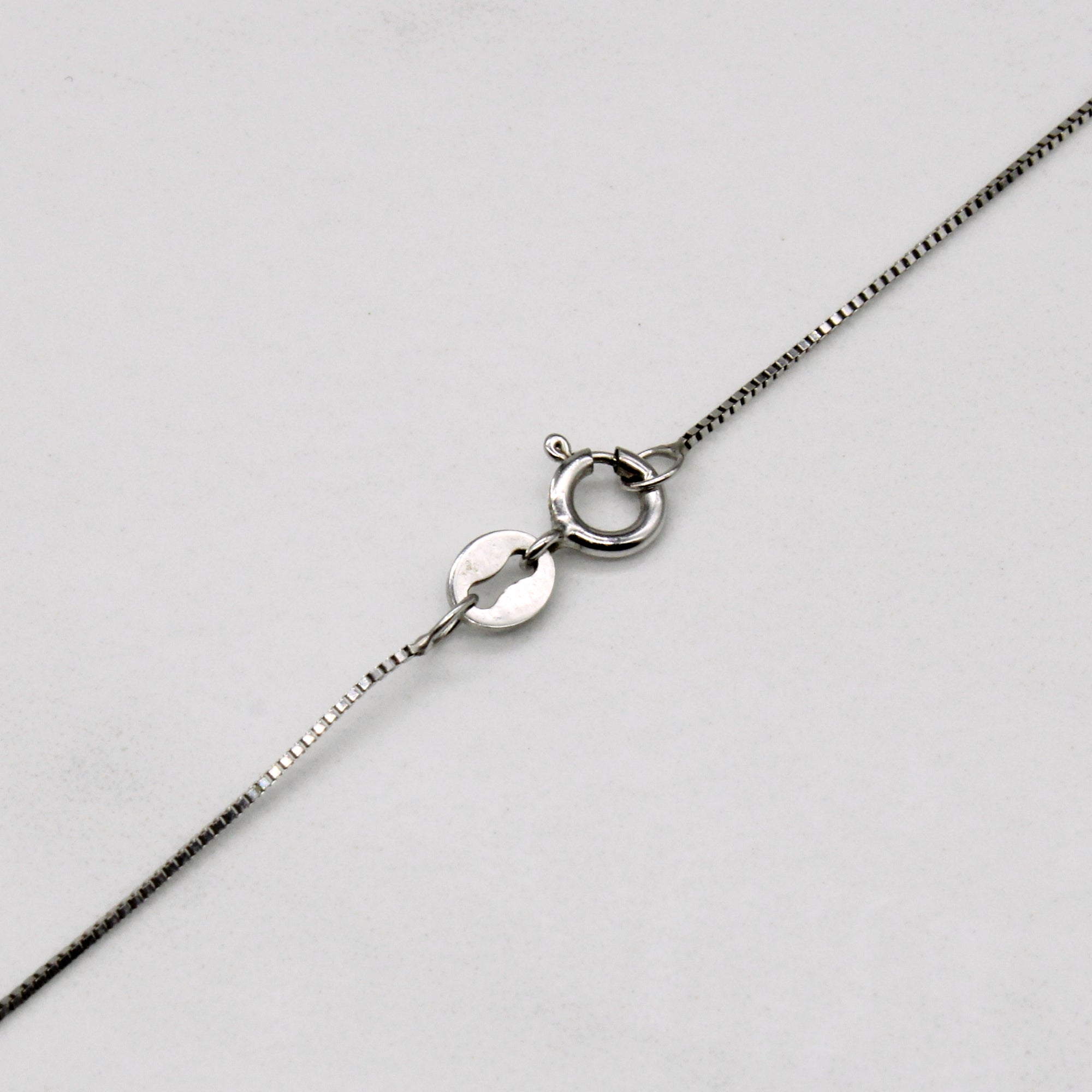 Amethyst Heart & Diamond Pendant & Necklace | 0.95ct, 0.02ctw | 18